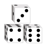 Boîtes à cadeaux en forme de dés – 3 1/4" x 3 1/4" - 3/Pqt